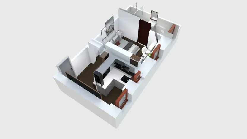 Prodej bytu 1+1, Janov nad Nisou - Hrabětice, 21 m2