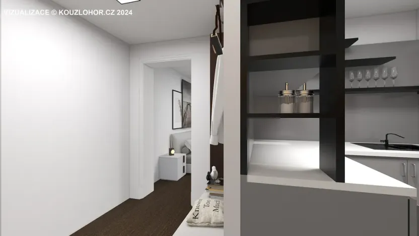 Prodej bytu 1+1, Janov nad Nisou - Hrabětice, 21 m2