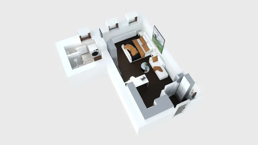 Prodej bytu 1+kk, Janov nad Nisou - Hrabětice, 28 m2