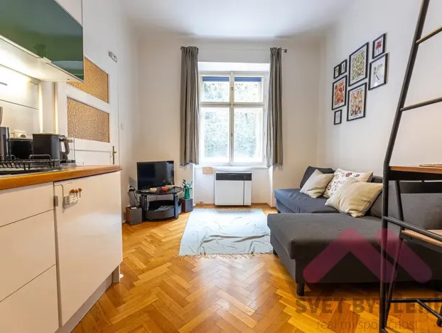 Pronájem bytu 1+1, Praha - Vinohrady, Rejskova, 33 m2
