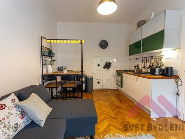 Pronájem bytu 1+1, Praha - Vinohrady, Rejskova, 33 m2