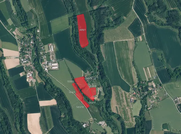 Prodej pole, Soběslavice, 95397 m2