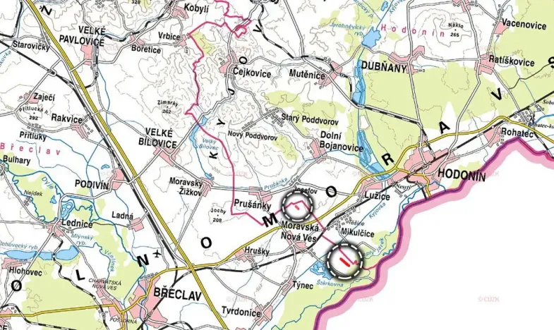 Prodej pole, Moravská Nová Ves, 5594 m2