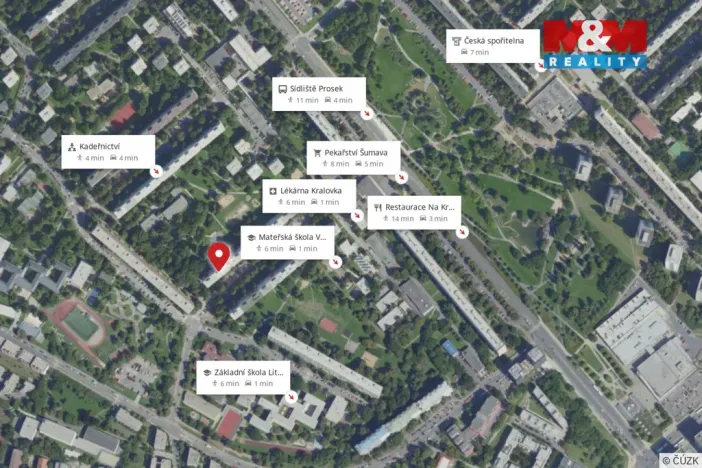 Prodej bytu 3+kk, Praha - Prosek, Veltruská, 54 m2