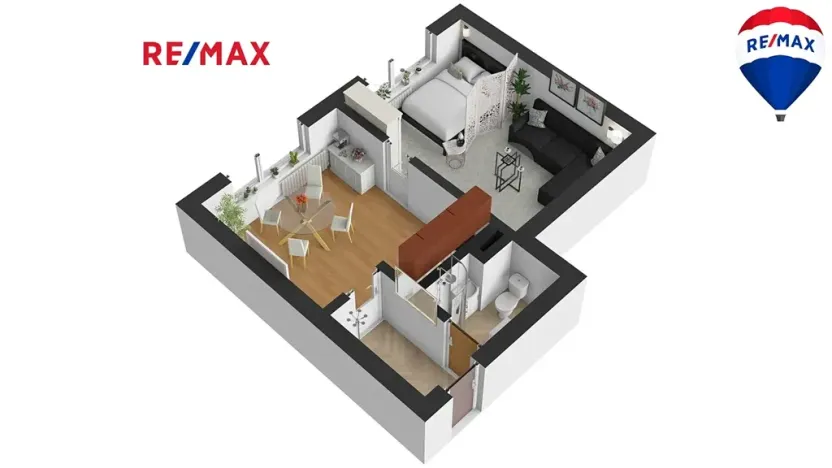 Prodej bytu 1+1, Nový Bor, Boženy Němcové, 35 m2