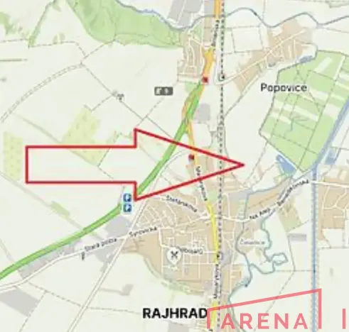 Prodej pole, Rajhrad, 5890 m2