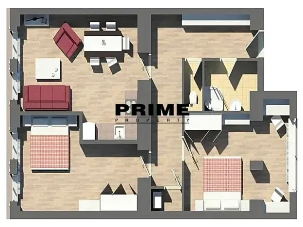 Pronájem bytu 3+kk, Praha - Vinohrady, Máchova, 85 m2