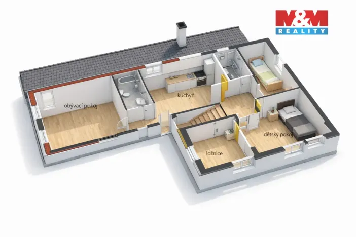 Prodej bytu 4+1, Žehušice, V Chaloupkách, 120 m2