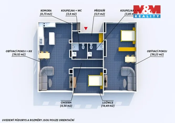 Prodej bytu 3+kk, Plešnice, 110 m2
