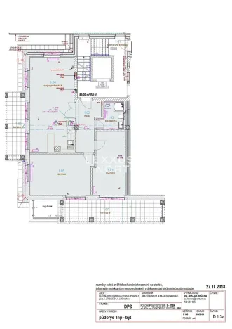 Pronájem bytu 3+kk, Praha - Smíchov, Nad Bertramkou, 80 m2