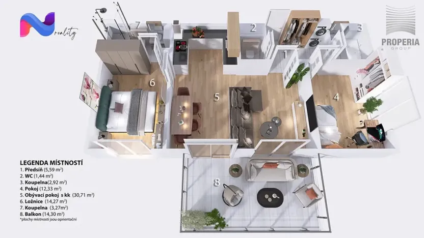 Prodej bytu 3+kk, Brno, Jerlínová, 88 m2