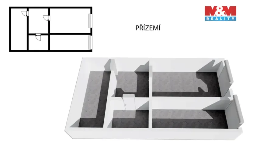 Prodej rodinného domu, Moravská Třebová - Město, Zámecká, 66 m2