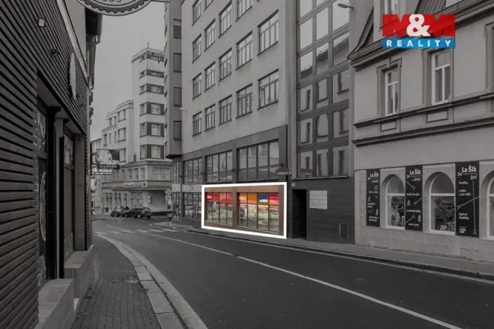 Pronájem obchodního prostoru, Ústí nad Labem - Ústí nad Labem-centrum, Velká Hradební, 280 m2