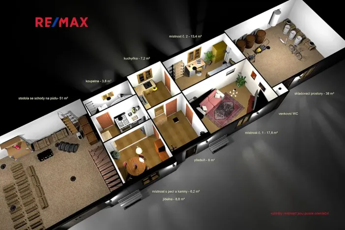 Prodej chalupy, Bzová, 112 m2