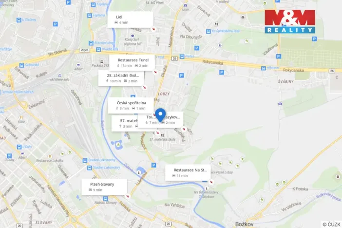 Prodej bytu 3+1, Plzeň - Lobzy, Pod Vrchem, 62 m2