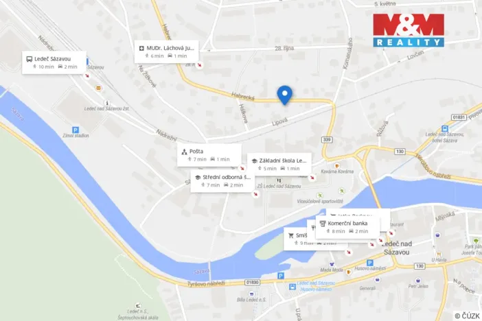 Pronájem bytu 2+kk, Ledeč nad Sázavou, Habrecká, 44 m2