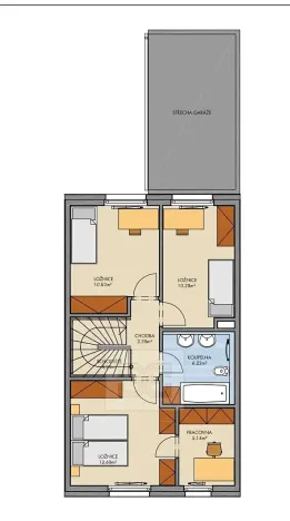 Pronájem rodinného domu, Praha - Dolní Měcholupy, Diblíkova, 102 m2