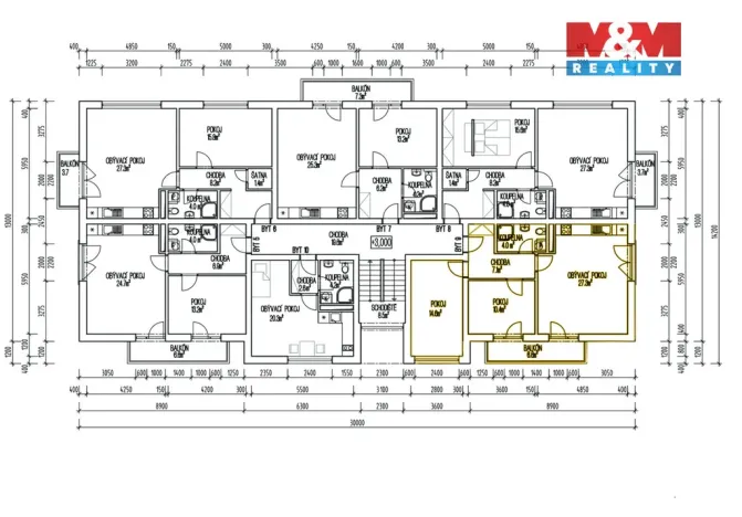 Prodej bytu 3+kk, Žleby, 73 m2
