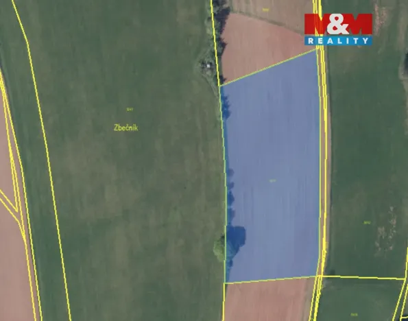 Prodej pole, Hronov - Zbečník, 11927 m2