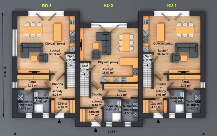 Prodej rodinného domu, Říčky, 155 m2