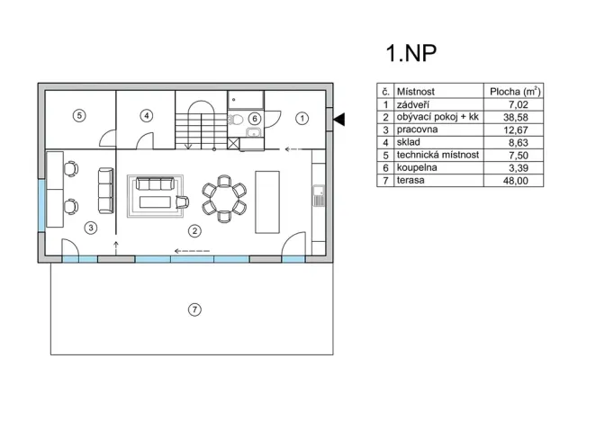 Prodej rodinného domu, Malá Hraštice, 200 m2
