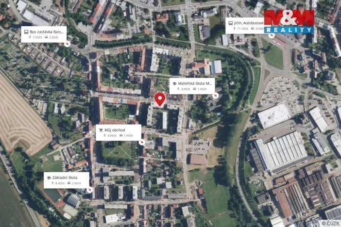 Prodej bytu 1+1, Jičín - Nové Město, Barákova, 39 m2