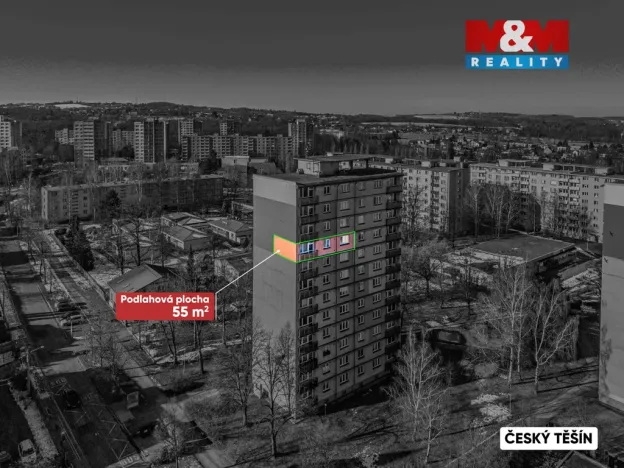 Prodej bytu 2+1, Český Těšín, Hrabinská, 55 m2