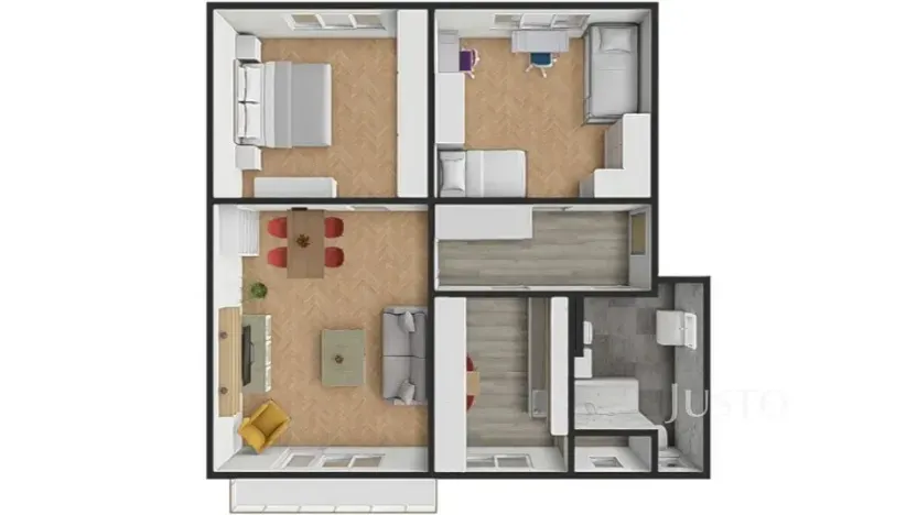 Prodej bytu 3+1, Písek, Budovatelská, 80 m2