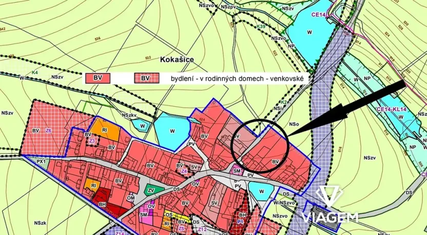 Prodej pozemku pro bydlení, Kokašice, 1626 m2