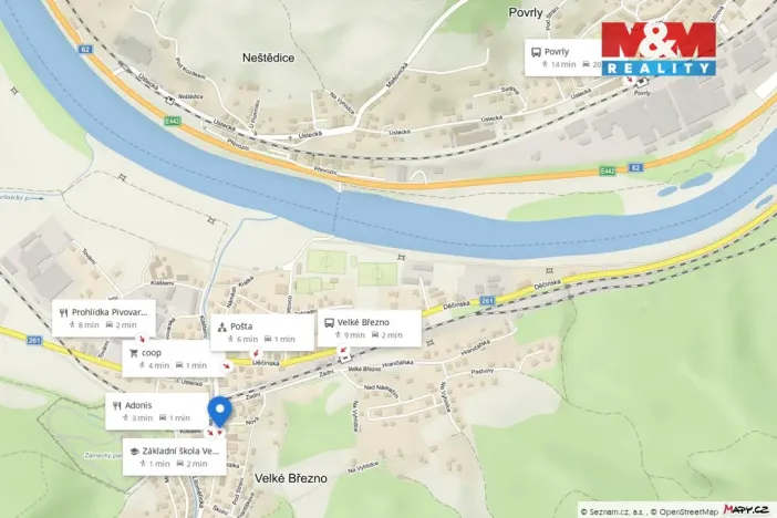 Prodej restaurace, Velké Březno, 700 m2