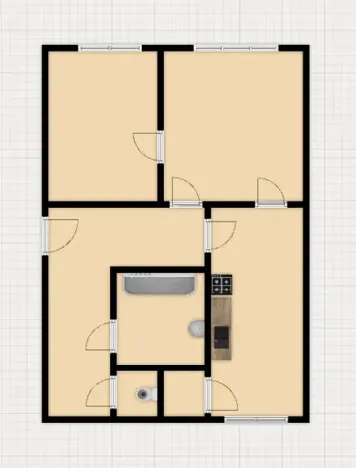 Prodej bytu 2+1, Kynšperk nad Ohří, Dlouhá, 61 m2