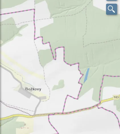 Prodej lesa, Blížejov - Lštění, 4481 m2