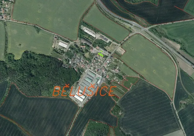 Prodej pozemku, Bělušice, 256 m2