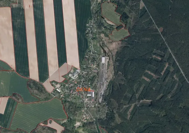 Prodej pole, Okna, 3314 m2