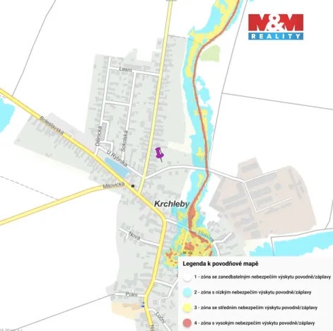 Prodej pozemku pro bydlení, Krchleby, 962 m2