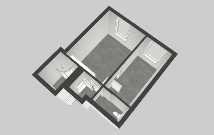 Pronájem bytu 2+kk, Náchod, Tyršova, 30 m2