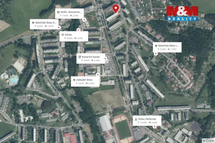 Pronájem bytu 1+1, Klášterec nad Ohří, 17. listopadu, 25 m2