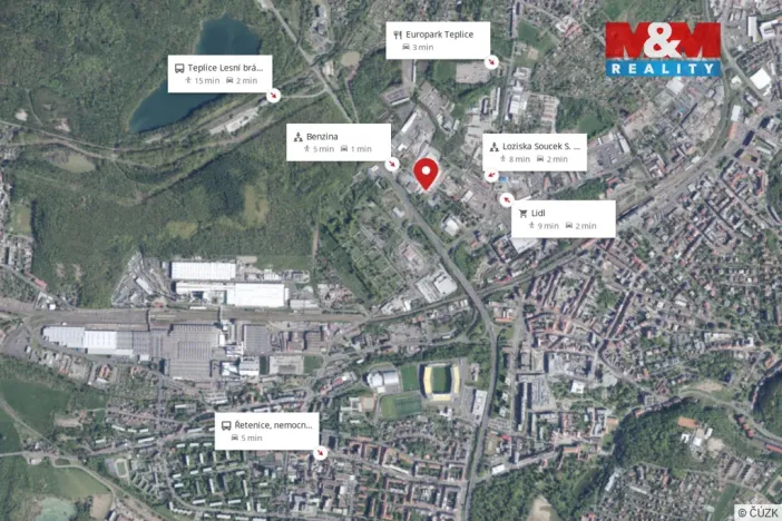 Pronájem obchodního prostoru, Teplice, Dubská, 460 m2