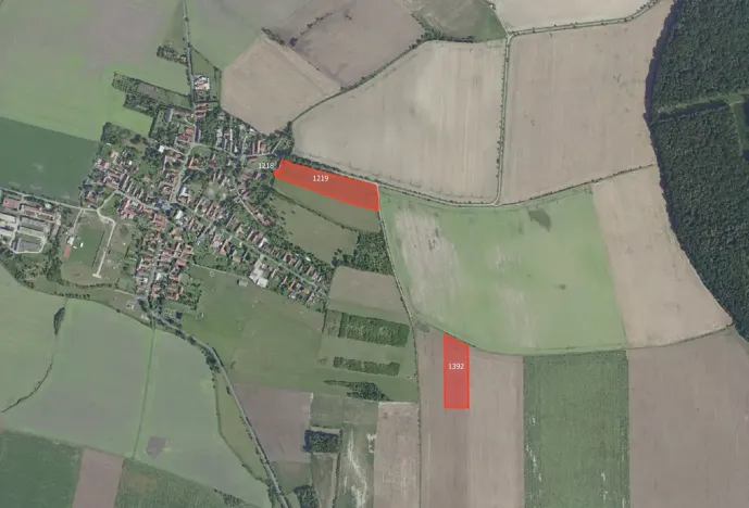 Prodej podílu pole, Velenice, 25884 m2