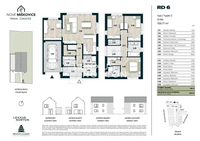 Prodej rodinného domu, Praha - Miškovice, Polabská, 160 m2
