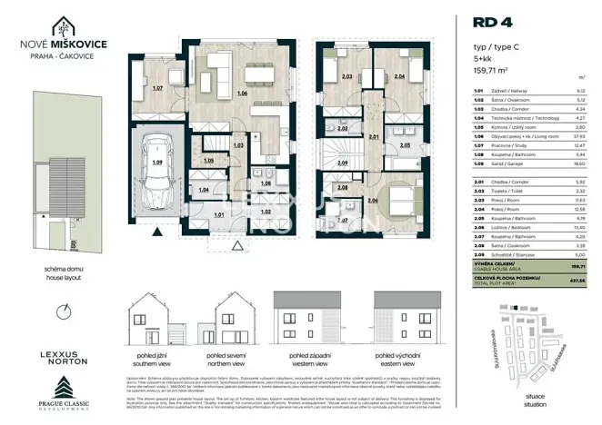 Prodej rodinného domu, Praha - Miškovice, Polabská, 160 m2