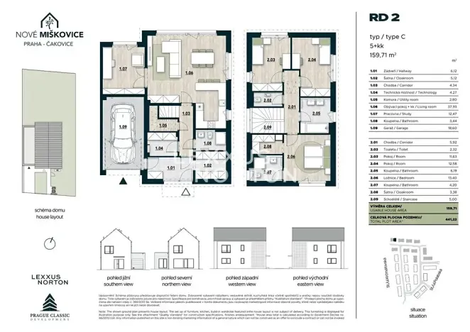 Prodej rodinného domu, Praha - Miškovice, Polabská, 160 m2