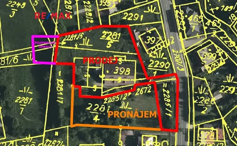 Prodej pozemku pro bydlení, Červená Voda, 4074 m2