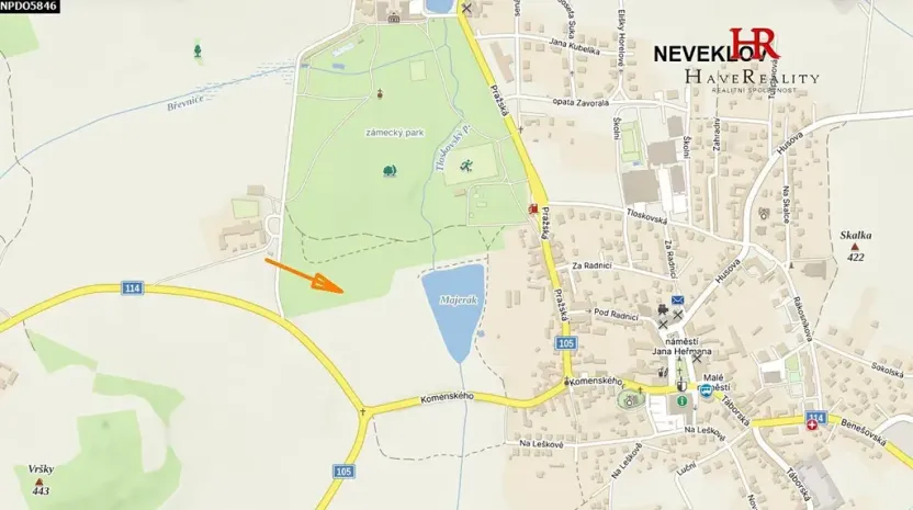 Prodej pozemku, Neveklov, 10516 m2