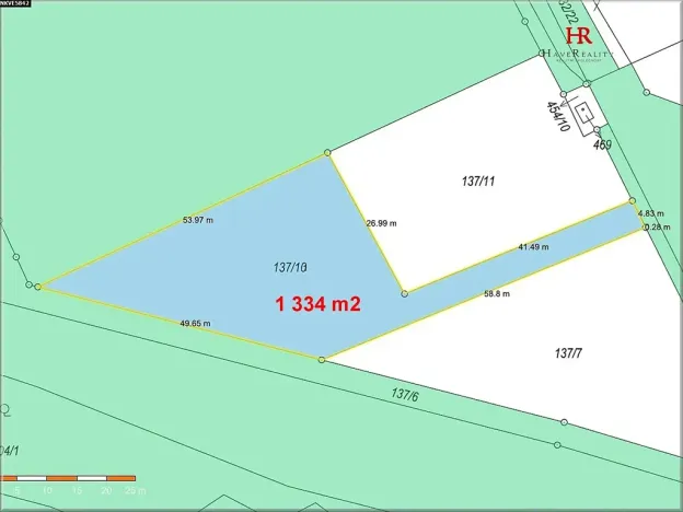 Prodej pozemku pro bydlení, Dolany nad Vltavou, Na Horkách, 1334 m2