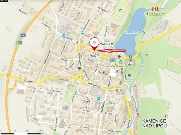 Pronájem kanceláře, Kamenice nad Lipou, Vackova, 95 m2