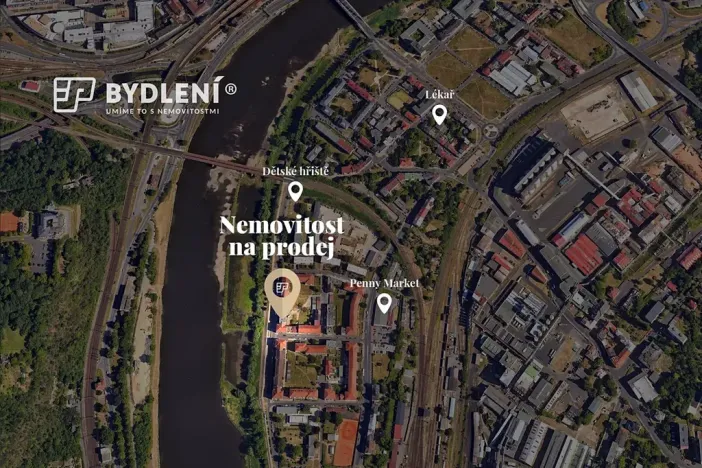 Prodej bytu 2+1, Ústí nad Labem, Střekovské nábřeží, 60 m2