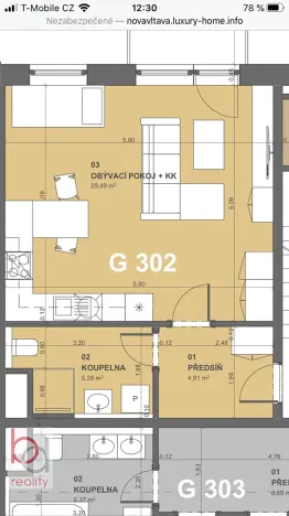 Prodej bytu 1+kk, České Budějovice, České Vrbné, 45 m2