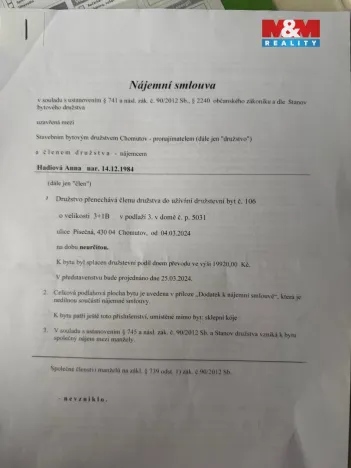 Prodej bytu 3+1, Chomutov, Písečná, 65 m2