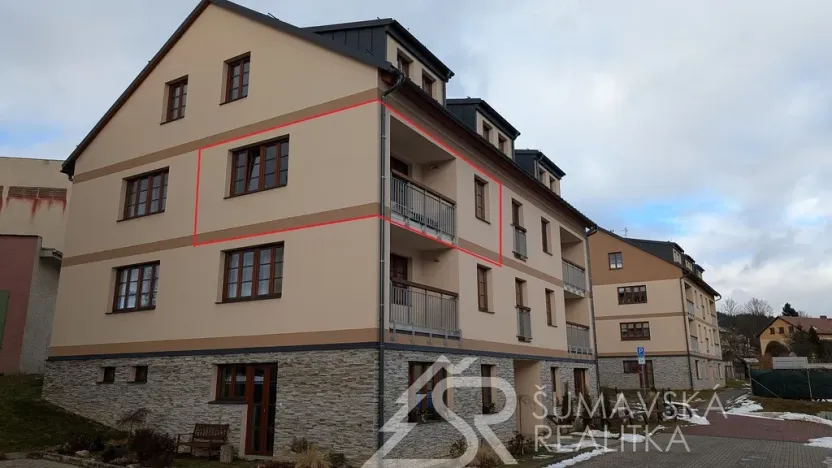 Prodej bytu 2+kk, Kašperské Hory, Lesní, 47 m2